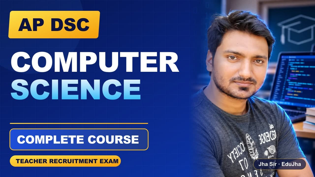 AP DSC Computer Science course by Jha Sir